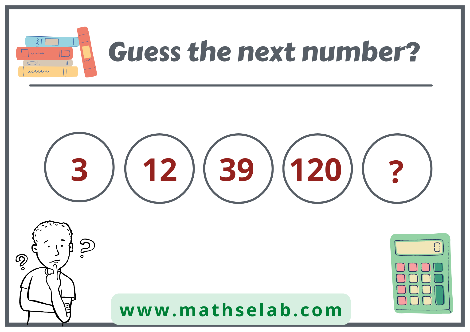 Guess-the-next-number-3-12-39-120-www.mathselab.com_