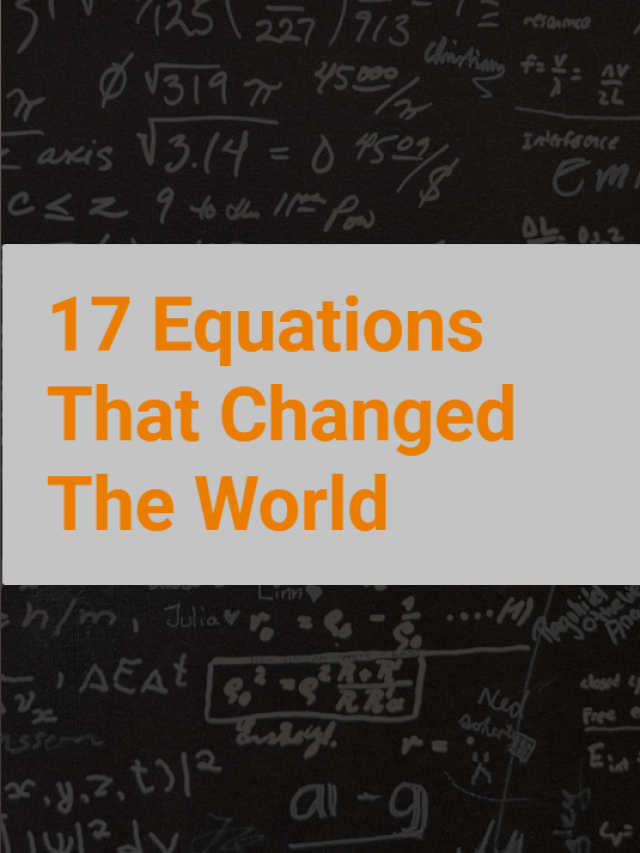 17 Equations That Changed The World