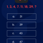 1, 3, 4, 7, 11, 18, 29, - mathselab.com