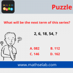 What will be the next term of this series? 2, 6, 18, 54, ? - mathselab.com