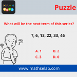 What will be the next term of this series? ?, 6, 13, 22, 33, 46 - mathselab.com