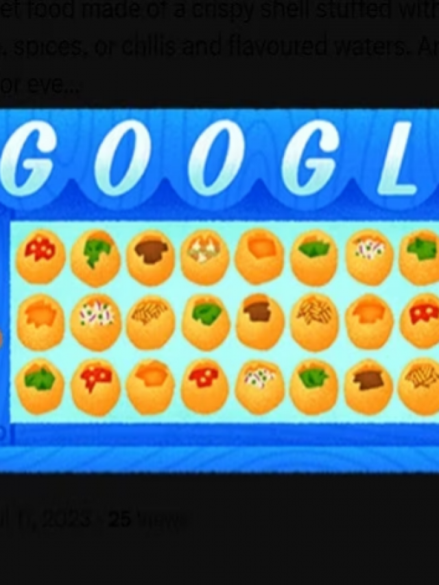 Google Doodle celebrates India’s premier street food pani puri